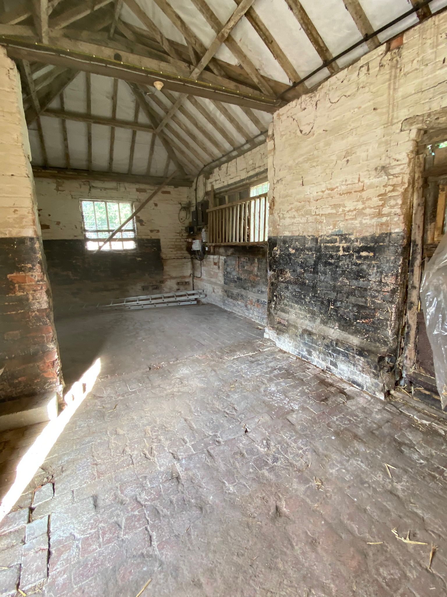 The barn, before it became a stockroom